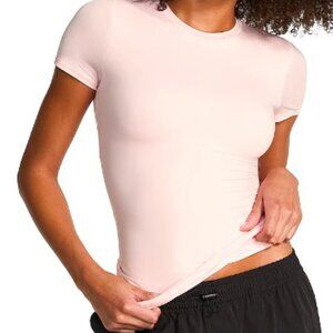 The Tee Shop Pink 100% Cotton Short Sleeve Tee Shirt Size Medium NWOT